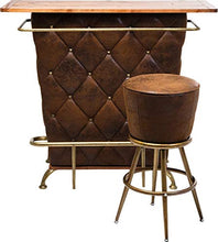Kare Design Sgabello Bar Lady Rock Vintage, Marrone, 74x48x48cm