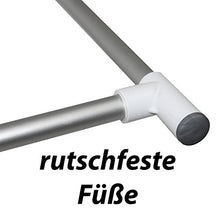 MSV 140697, Sgabello in plastica e alluminio, 36 x 26 x 33 cm, Bianco (weiß)