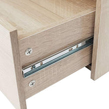 vidaXL Credenza con 4 Cassetti in Rovere Cassettiera Mobiletto Mobile Arredo