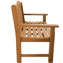Panca da parcheggio XXL Catania Teak in legno massiccio extra forte
