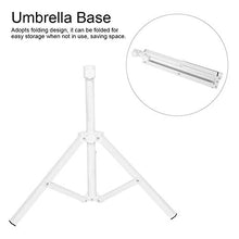 AUNMAS Ombrelloni da Giardino Supporto per Piedi Triangolare Pieghevole in Ferro Supporto per ombrellone Base di Supporto per Pesca da Giardino in Spiaggia