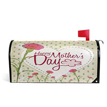 Happy Mother's Day Rosa Floreale Casella Postale Copre Magnetica Giardino Cantiere Casa Decor Dimensioni Standard 53,3 cm x 45,7 cm