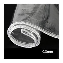 GDMING Trasparente Telone, Robusto Impermeabile PVC Teloni, (400gsm) Resistente agli Agenti Atmosferici Coperture per Piante con Occhielli, Personalizzabile (Color : Chiaro, Size : 4X5M)