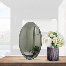 Mirror Specchio Ovale smussato, Specchio d'Argento, Specchio da Terra, Specchio da Bagno, Specchio da Parete, Specchio da Trucco, Specchio da Trucco