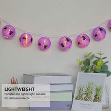 ARTFFEL Vola 2pcs Skull luci della Stringa LED Scheletro Spider Lanterna di Carta String Lights Decorazioni di Halloween puntello for Feste di Halloween .Compleanno