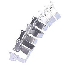 ZONGMIC - Set di 8 mollette per tovaglia in acciaio inox, per feste o pic-nic (Cat-8 pezzi)