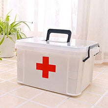Scatola portaoggetti, kit di pronto soccorso, scatola di plastica per medicine da viaggio