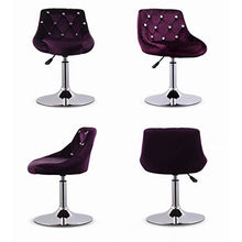 LF- Sgabello da Bar Sedia da Bar Sedia da Bar Sgabello Alto Sgabello da Bar Multicolore Bianco semplicità (Color : Purple)