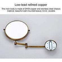 Specchio Specchio per Il Trucco Specchio a Parete a Muro Vanity Specchio Specchio da Bagno a Doppia Faccia Mirror Specchio Verde Bronzo Specchio Movoo