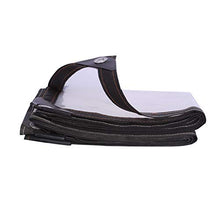 DONGKER Teloni Trasparenti, Telone Trasparente in Plastica Impermeabile 2m * 2m con Occhielli in Metallo per Tenda a Baldacchino, Barca, Camper o Copertura per Piscina