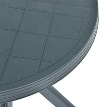 E E-NICES Tavolo da Bistrot Verde Ø70 cm in Plastica