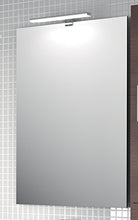 Yellowshop - Mobile Mobiletto da Bagno in Legno Cm 60 Completo di Lavabo in Porcellana E Specchiera Arredo Moderno Modello Almagro 600 (Wengé)