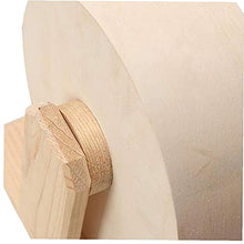 Pequeños Animales Ejercicio juguete para mascotas Rueda de madera silenciosa Spinner Silencio hámster Funcionamiento de madera Spinner Rueda juego juguete L