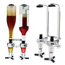 Aiglen 25/30/45 ml Supporto a Parete 2 Bottiglie Dispenser di Vino Vino Alcol Cocktail Distributore di Birra Distributore di Vino in Metallo Porta Bar a casa Strumento (Size : 25ml)