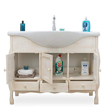 Shop Chic ARREDO BAGNO COUNTRY AVORIO DECAPE 100% ARTIGIANALE CON LAVABO