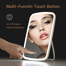 DRBZ Trucco LED Specchio Cosmetico Touch Dimmer Interruttore Batteria Operat Stand per Da Tavolo Bagno Camera Da Letto Viaggio