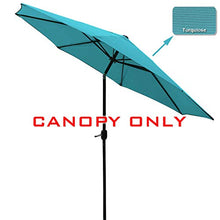 MasterCanopy (30 + Colors) Ricambio Mercato Ombrello baldacchino per 2,7 m 8 aste (Canopy Only)