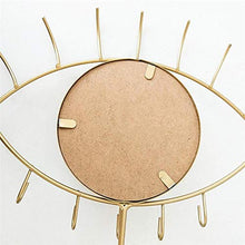 GUANGYING Specchio per Il Trucco da Scrivania in Ferro Art Design A Forma di Occhio Specchio da Trucco da Tavolo da Camera da Letto per Ragazza