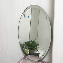 Mirror Specchio Ovale smussato, Specchio d'Argento, Specchio da Terra, Specchio da Bagno, Specchio da Parete, Specchio da Trucco, Specchio da Trucco