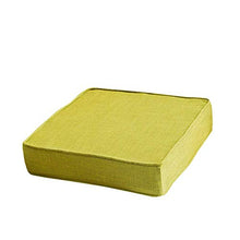 Cuscino del sedile quadrato imbottito, spugna addensata Cuscini per sedie Mobili da giardino Cuscini per sedili a pavimento Cibo Cuscini per sedie da esterno per interni Verde 55x55x8cm (22x22x3In)