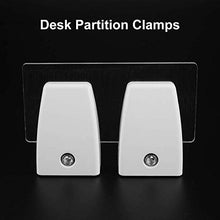 AURALLL Schermo Starnuto Vigilanza Giornali Schermo Acrilico Staffa Ufficio Clip dello Schermo Holder divisore Escursioni partizione Supporto Holder Privacy Screen Morsetti Desk divisore Morsetto