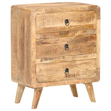 vidaXL Credenza 60x35x75 cm in Legno Massello di Mango Grezzo