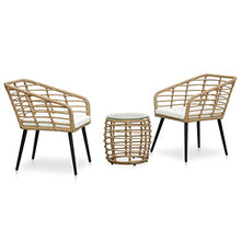 SKM Set da Bistrot 3 pz in Polyrattan Rovere-8577