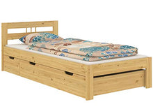 Erst-Holz Solido Letto Classico in Pino massello Laccato 80x200 con doghe rigide 60.64-08