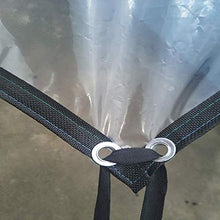 per Esterno, Patio e Giardino Grande Tela Impermeabile, Telone con Occhielli Trasparente Trasparente Resistente Esterno Resistente Tessuto Impermeabile (Color : Transparent, Size : 4X5m)