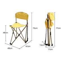 Triangolo Piegare Sedia Da Campeggio Viaggio Sedia Da Pesca Escursione Sgabello Sede Mobili Patio Yard Outdoor