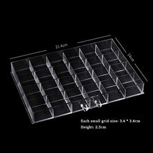 ZCY Organizer per Decorazioni per Unghie a 5 Livelli 120 Lattice Acrilico Trasparente Accessori per Gioielli per Unghie Portaoggetti Scaffali Espositori Espositore per Colla Dipinta, C