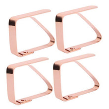 Clip per tovaglia da 4 pezzi 5 * 4 cm / 2 * 1,6 pollici per matrimonio