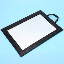 SALUTUYA Specchio da Parete Portatile in Pelle PU per toeletta da Viaggio per Regalo di Compleanno