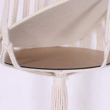 Sedie a Sospensione comode, Sedia Amaca Macrame Swing, Hanging Cotton Rope Swing Sedia, tappezzeria in Cotone