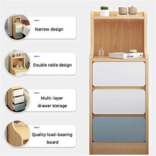 FEANG Camere da Comodino Ultra Stretto Semplice Camera da Letto Moderna Mini Piccolo scaffale Semplice Comodino Piccolo Armadio Armadio Armadio
