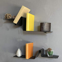 Irodisseny Libreria galleggiante dal design moderno. Mensola da parete in alluminio per soggiorno, camera da letto, cucina, bagno, terrazza. Qualità e design. Resistente e pratico.