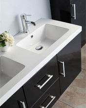 Simba Srl su Mobile Bagno ARREDO Bagno Malibu Nero 120 CM con Doppio LAVABO E RUBINETTI Inclusi