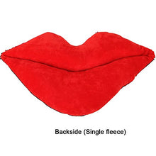 YAKEF Mermaid Cuscini a Forma di Labbra Reversibile a Due Colori Paillettes Mermaid Copertura del Cuscino a Forma di Cuore con Inserto 45,7 cm × 22,9 cm (Rosso/Argento)