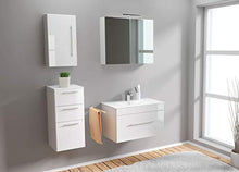 Set di mobili da bagno SANTINI 75 (4 pezzi) bianco lucido