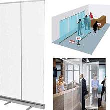 Protezione per Starnuti da Terra/Scudo da Starnuto Portatile, Separatore Pop-up in PVC, Montaggio Facile e Veloce, 5 Dimensioni
