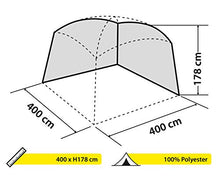 BRUNNER Parete laterale per gazebo MEDUSA 4x4