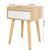 Dsrgwe Comodini Camera da Letto Cassetto da Comodino Armadio per Stoccaggio per Mobili per Stoccaggio (Colore Legno)