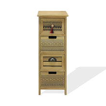 Rebecca Mobili Cassettiera, Legno, 76 x 30 x 25 cm