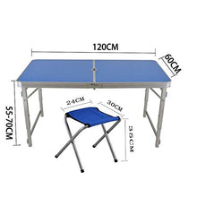 Outdoor Folding Table Chair  Height adjustable  Camping Aluminium Alloy Picnic Table Waterproof Durable Folding Table Desk For