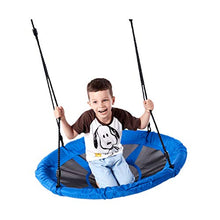 WH-Qiuqian Altalena Albero Piatta da 40", Giorno Regolabile per Bambini Altalena Rete per Bambini, Installazione Facile Altalena Ragno Web Set per Parco Giochi Interno ed Esterno A++