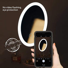FGDSA Specchio per Il Trucco con Luci E Ingrandimento, Touch Screen Illuminato Specchio da Tavolo per Trucco Illuminato Specchio Luminoso A LED Portatile