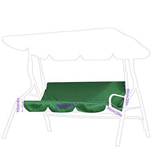 Emoshayoga Coprisedile Ultraleggero a 3 posti e Non sbiadente per Swing Brond novità(Green)
