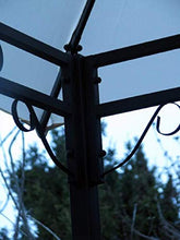 Top Telo di Copertura per Gazebo Ricambio 3x3mt Ecrù con Airvent aggancio spigoli Solo Telo