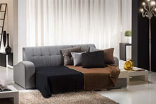 Casarreda Store Divano Letto angolare MOD. New Vienna con penisola Reversibile Contenitore e bracciolo ad Onda - Arredi Casa
