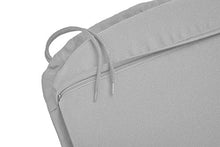 sleepling Outdoor 197228 - Set di 4 cuscini per sedia, 44 x 47 x 6 cm, colore: Argento